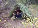 A-Frame Shelter a survival shelter for the wilderness