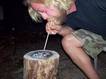 How to make a bowl in the wilderness